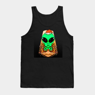 Christmas Alien Tank Top